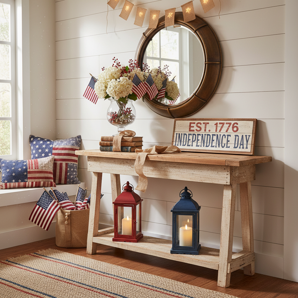 Country Independence Day (4th of July) Entryway