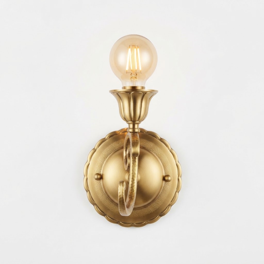 Elegant Brass Wall Sconce Lighting