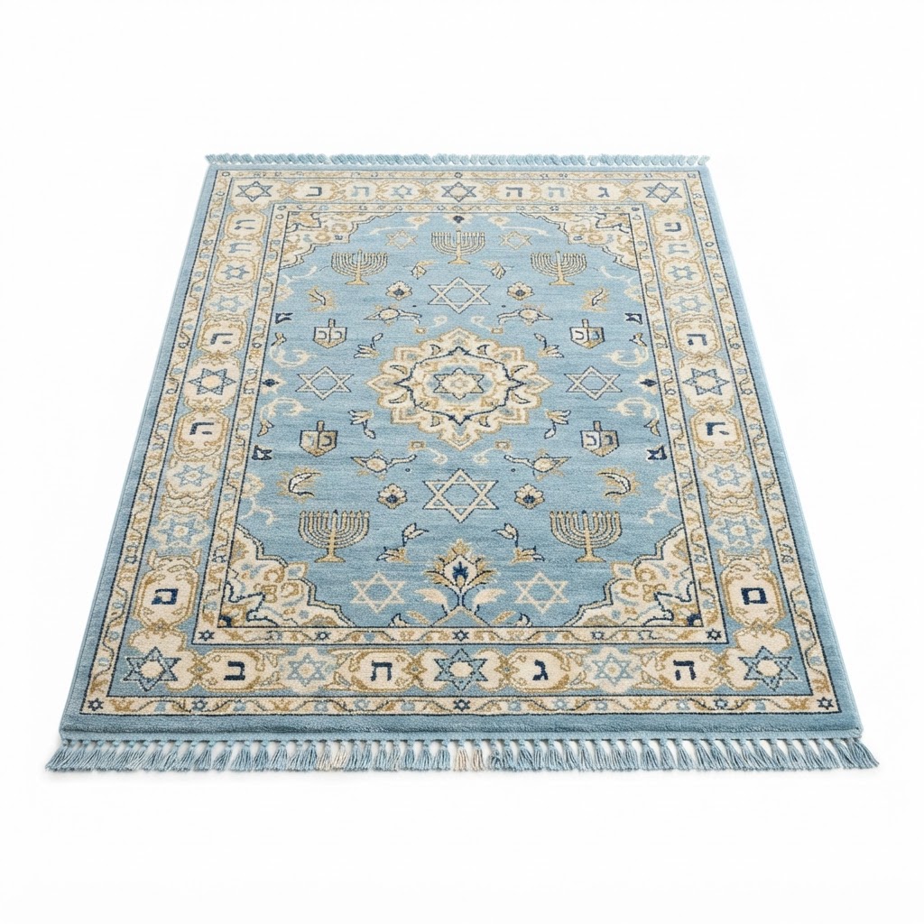 Light Blue Area Rug
