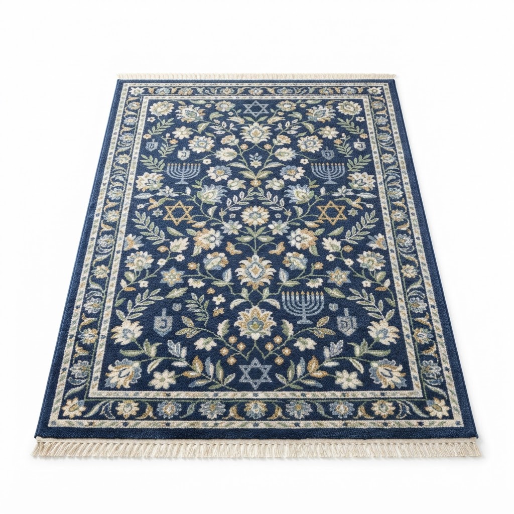core Floral Patterned Area Rug
