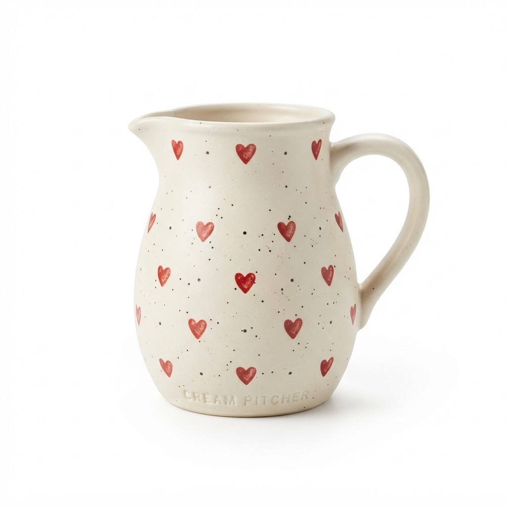 Ceramic Cream Pitcher Vase