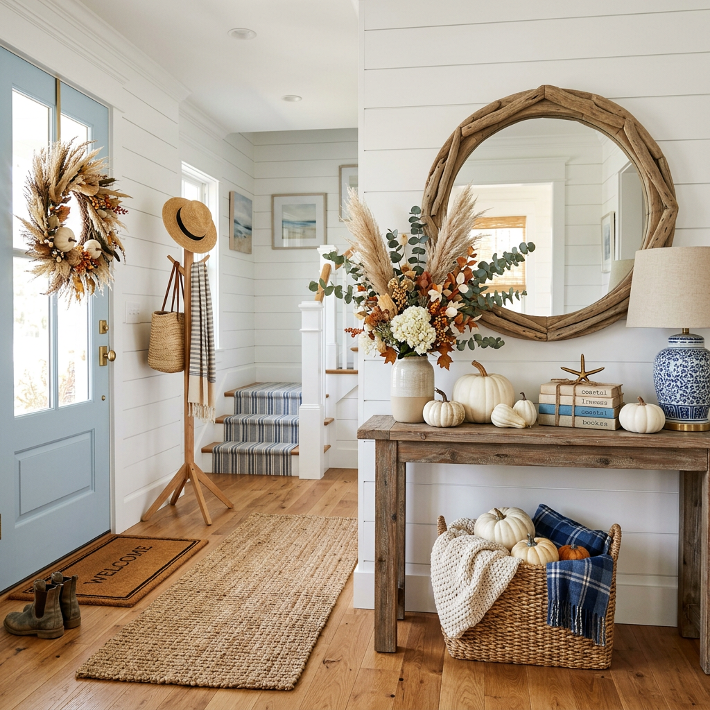 Coastal Fall Entryway