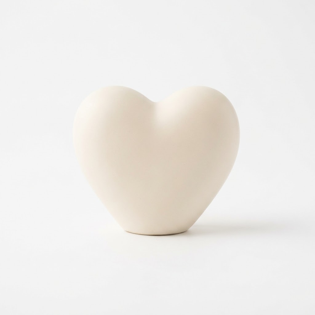 Ceramic Heart Sculptures