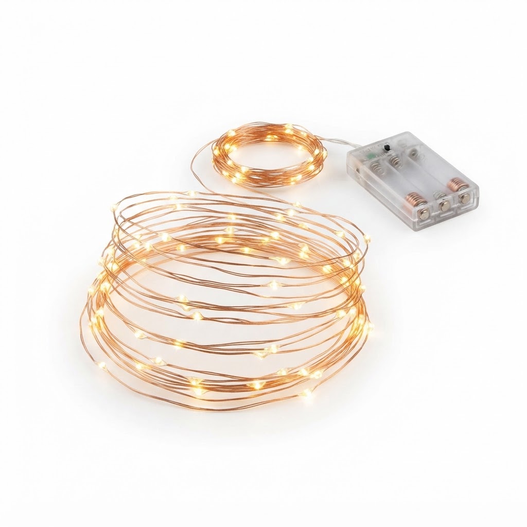 Warm White Starry String Lights