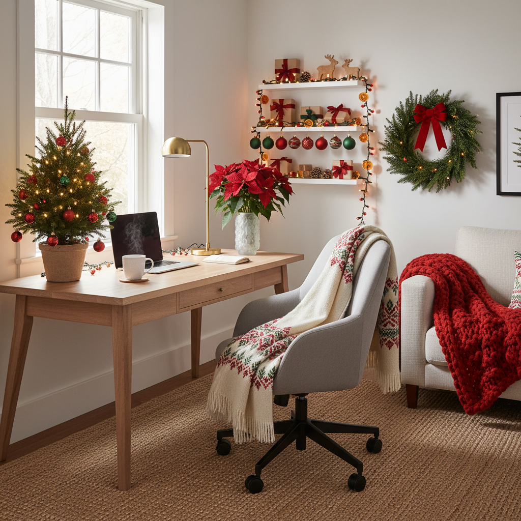 Nordic Christmas Home Office