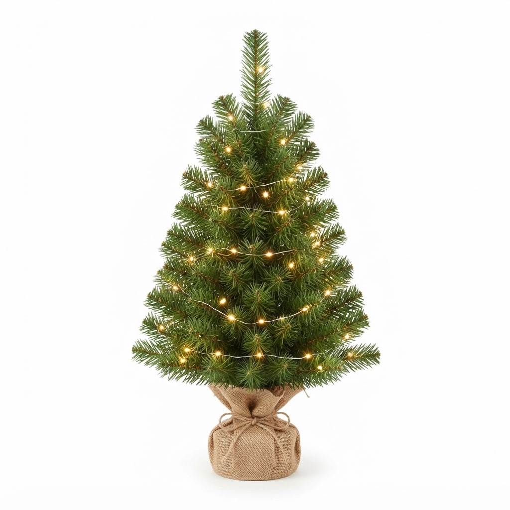 Mini Pre-lit Christmas Tree