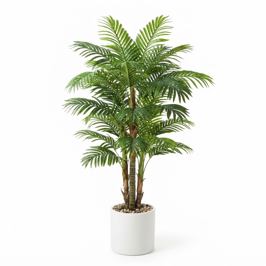 Tall Potted Palm Tree