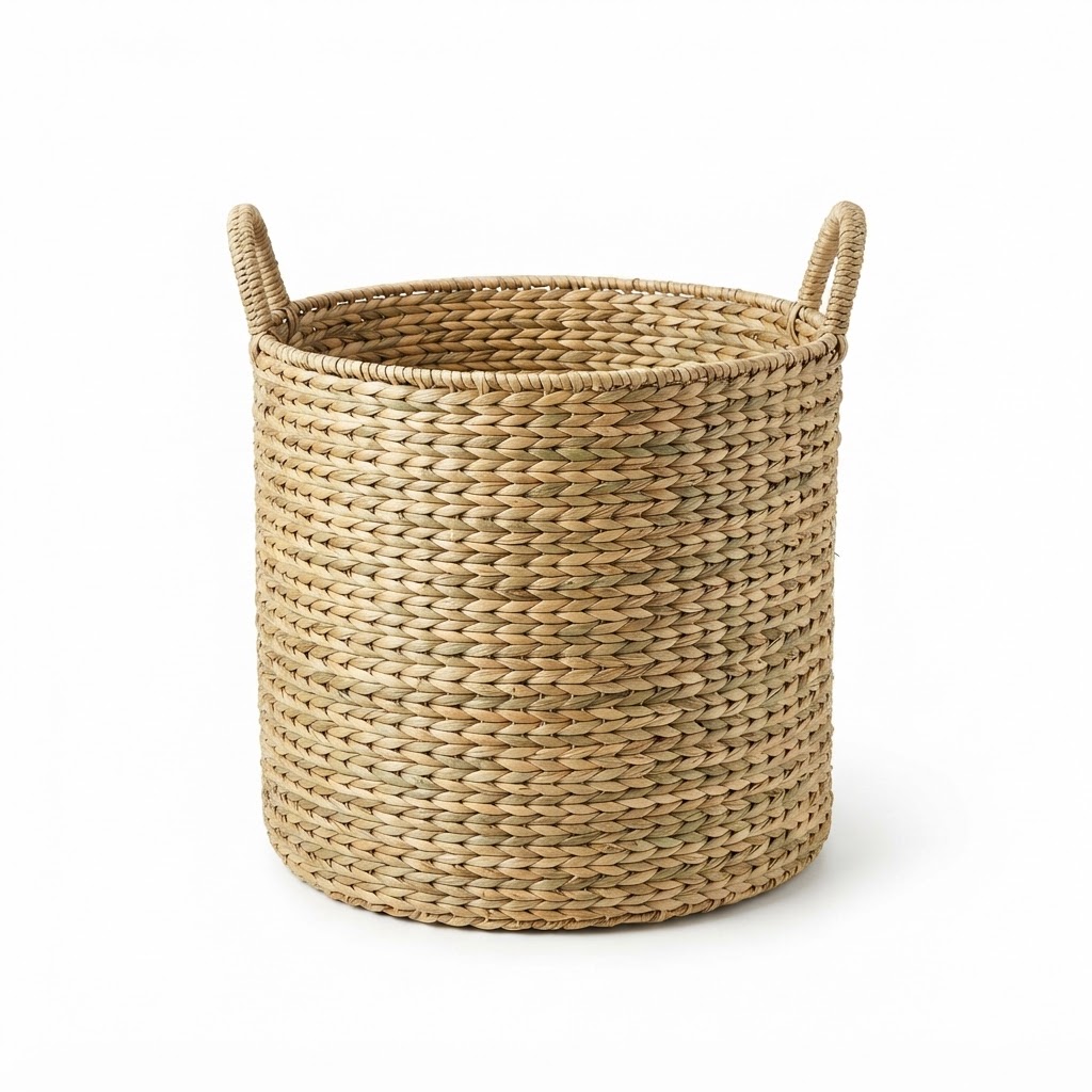 Woven Seagrass Floor Basket