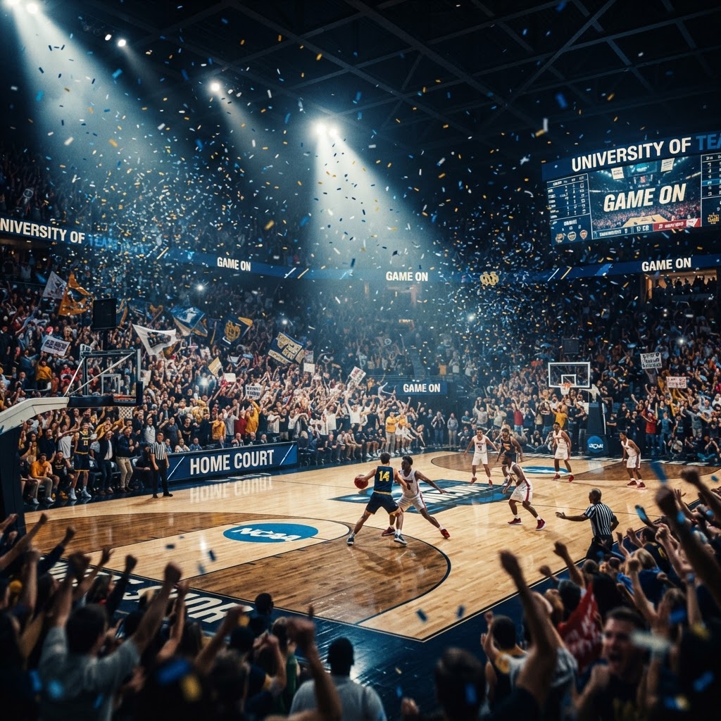 College game broadcast