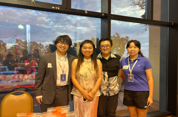 A Photo of the Interview with Louis Lau (the second from the right)