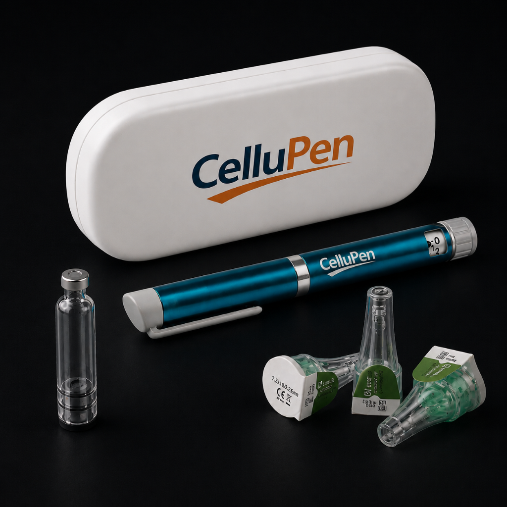 Teal Pen + White Case