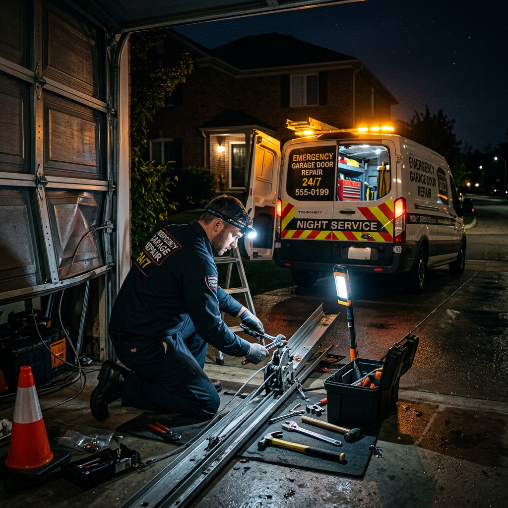 24/7 Emergency Garage Door Repair – Fast Help When You Need It Most in Kent and Seattle area