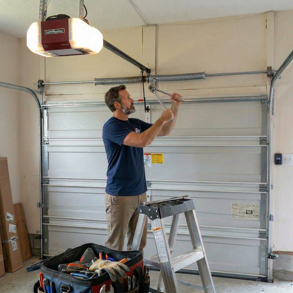 Garage Door Spring Replacement – High-Cycle Upgrade in King County