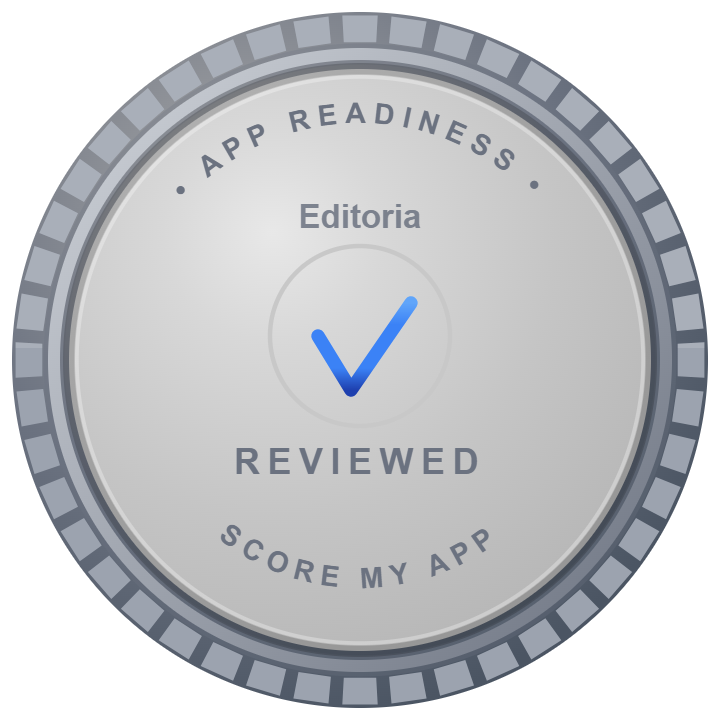 Editoria app readiness reviewed by Score My App