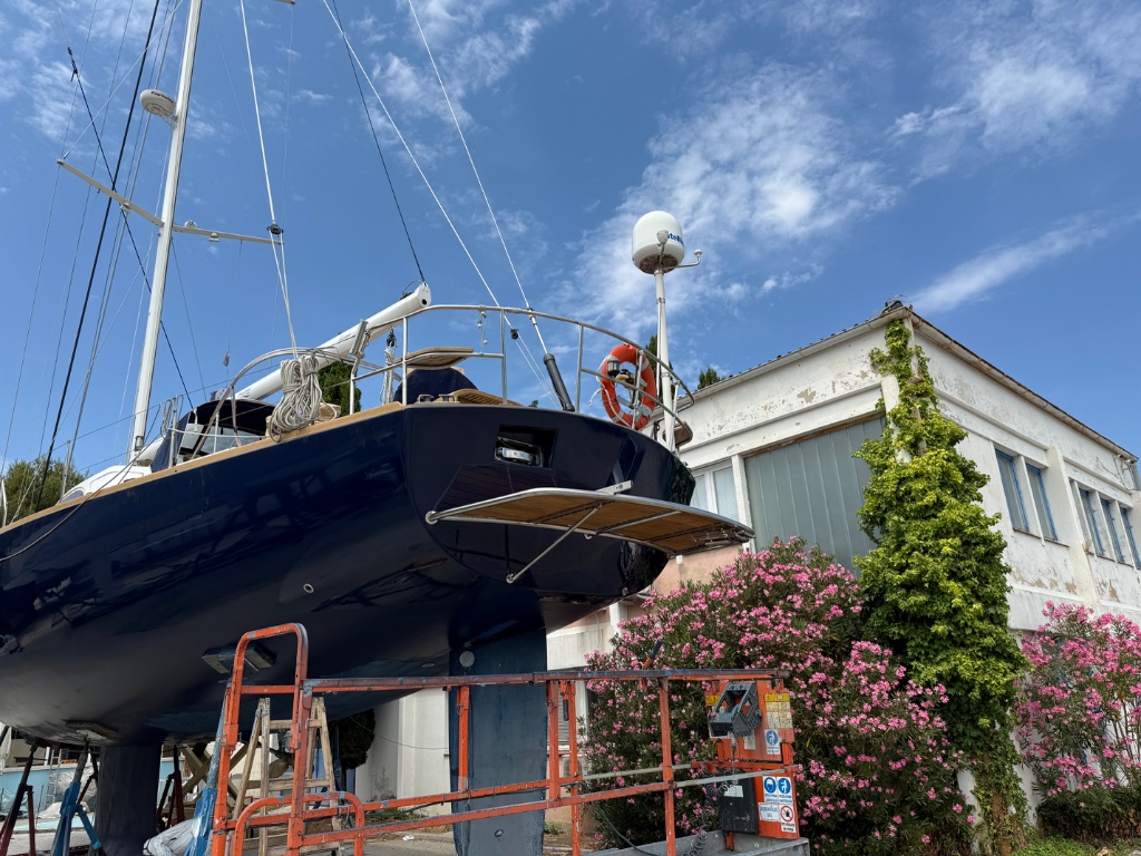 Servisirano plovilo v Ladjedelnici Izola
