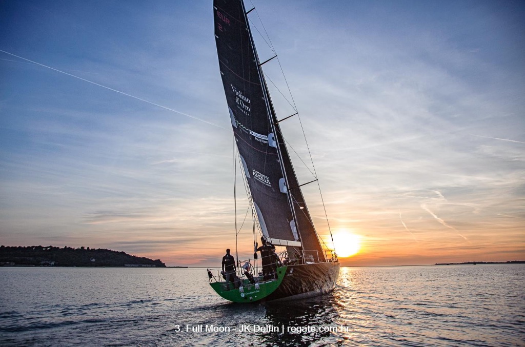 Sailing sunset