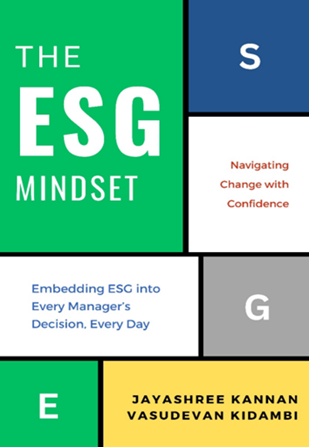 The ESG Mindset book cover by Vasudevan Kidambi
