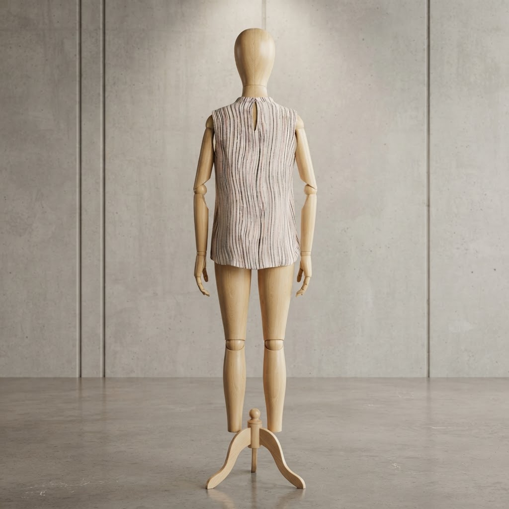 Apt 9. Striped Sleeveless Mock-Neck Blouse 