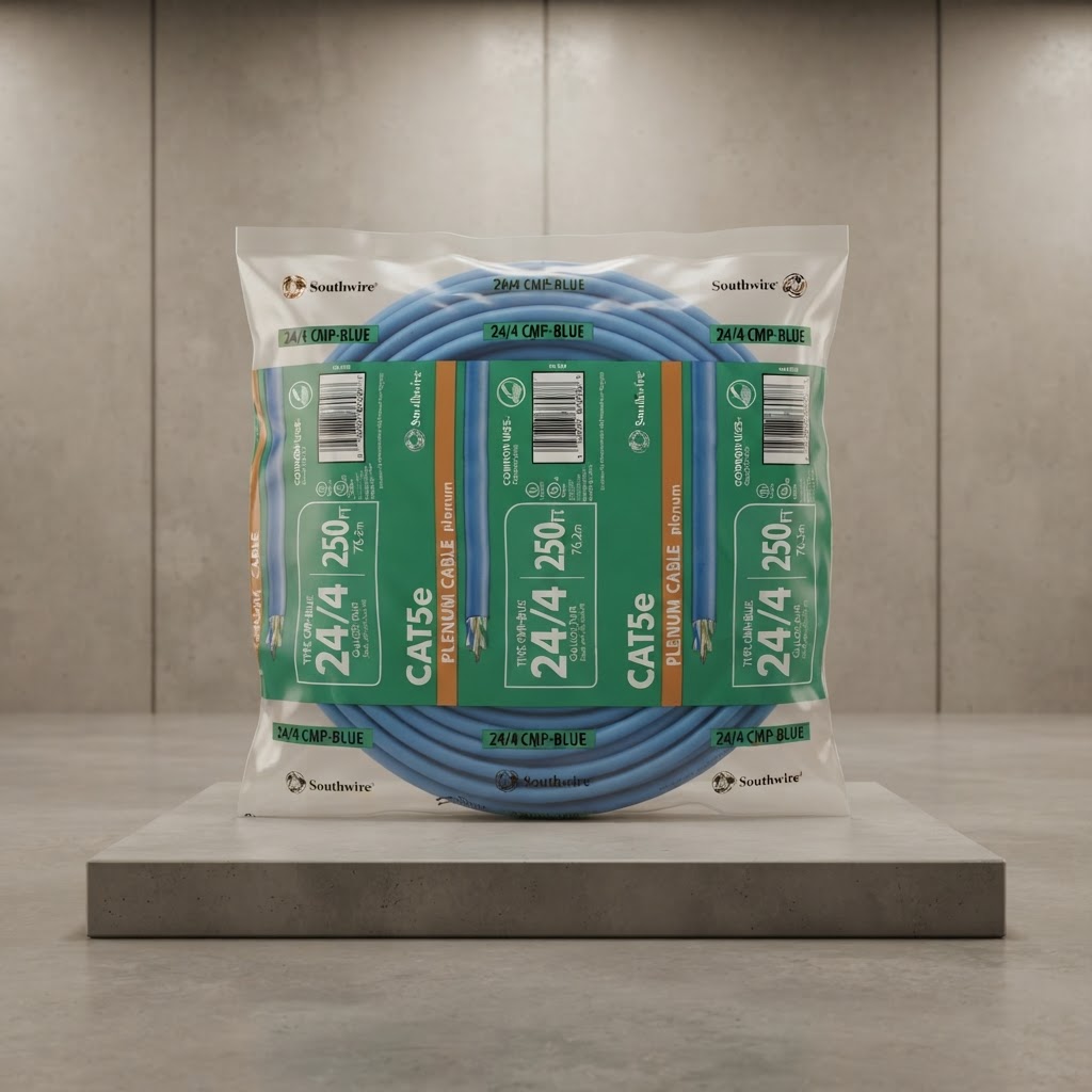 250 ft of CAT5e Plenum Cable 