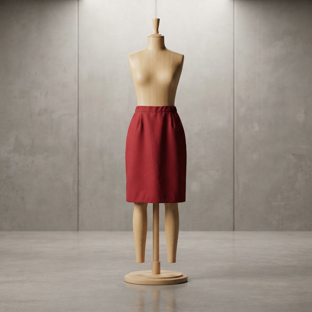 Vintage B E & H Playwear Geometric Border Print Maxi Skirt