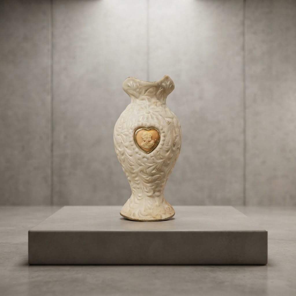Wallace Porcelain Bisque Bud Vase