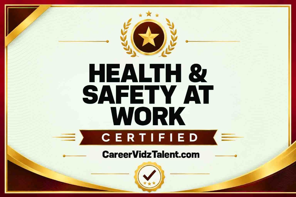 Health & Safety at Work certificate