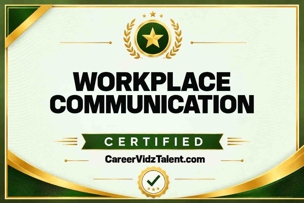 Workplace Communication certificate