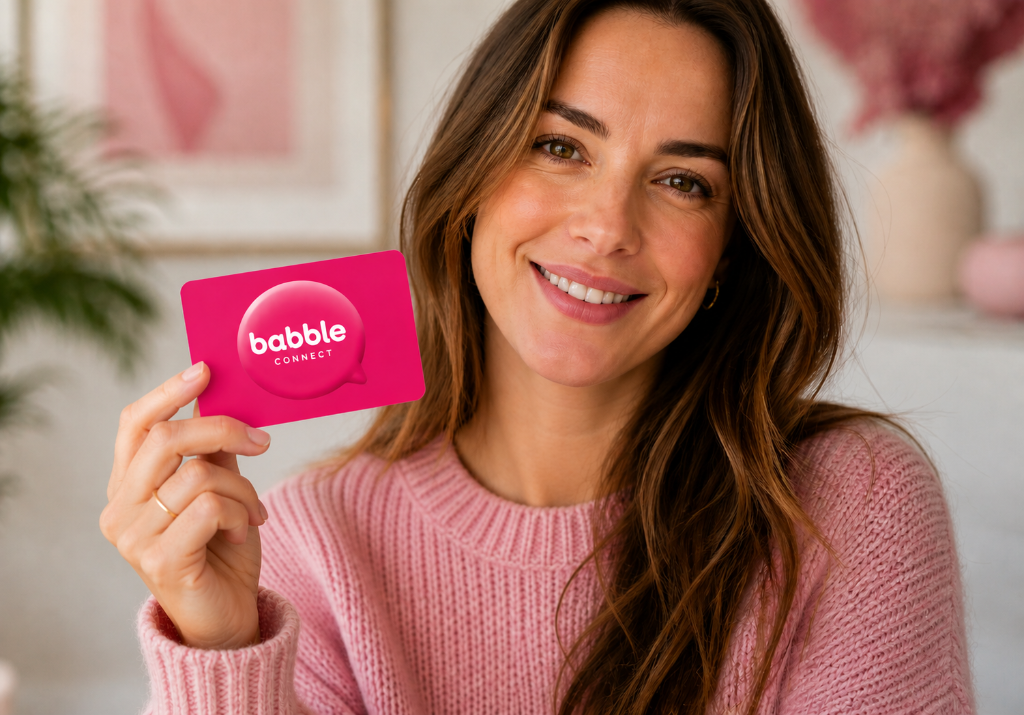 Babble Boosts card