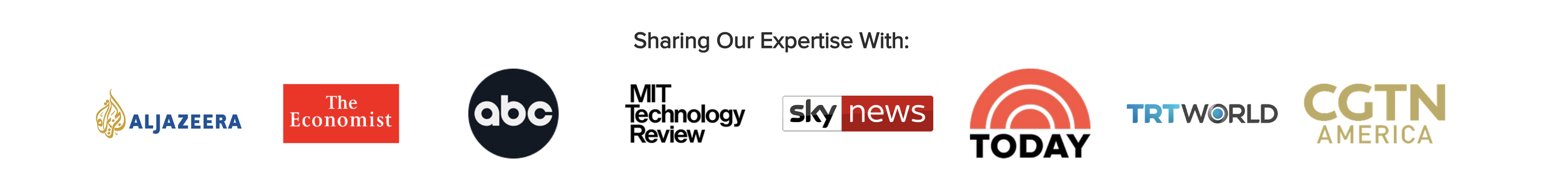 Growing Families has shared expertise with Al Jazeera, The Economist, ABC, MIT Technology Review, Sky News, TODAY, TRT World and CGTN America