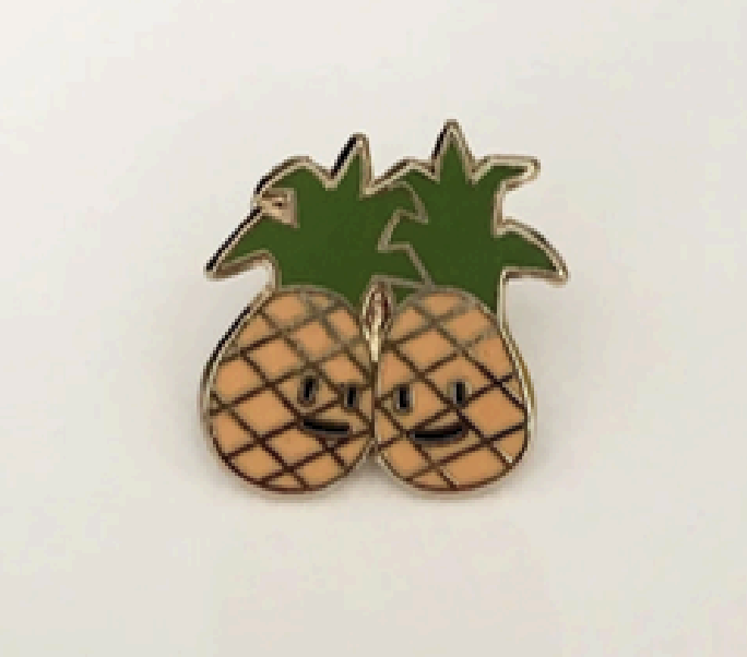 IVFbabble Pineapple Pin