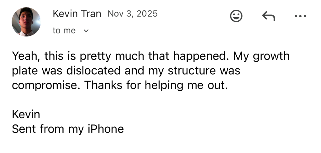 Message from Kevin
