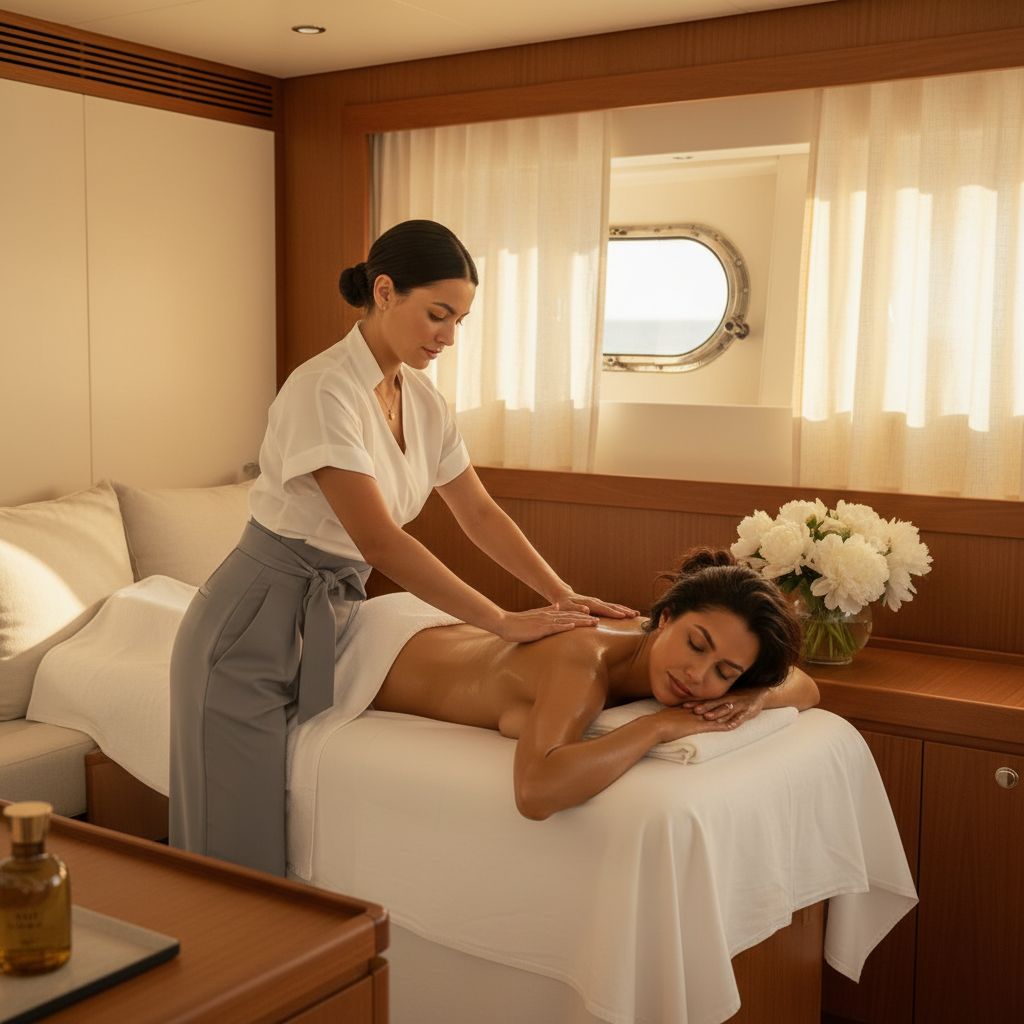 Lymphatic Balance Ritual — gentle pumping detox massage on villa terrace, Mykonos