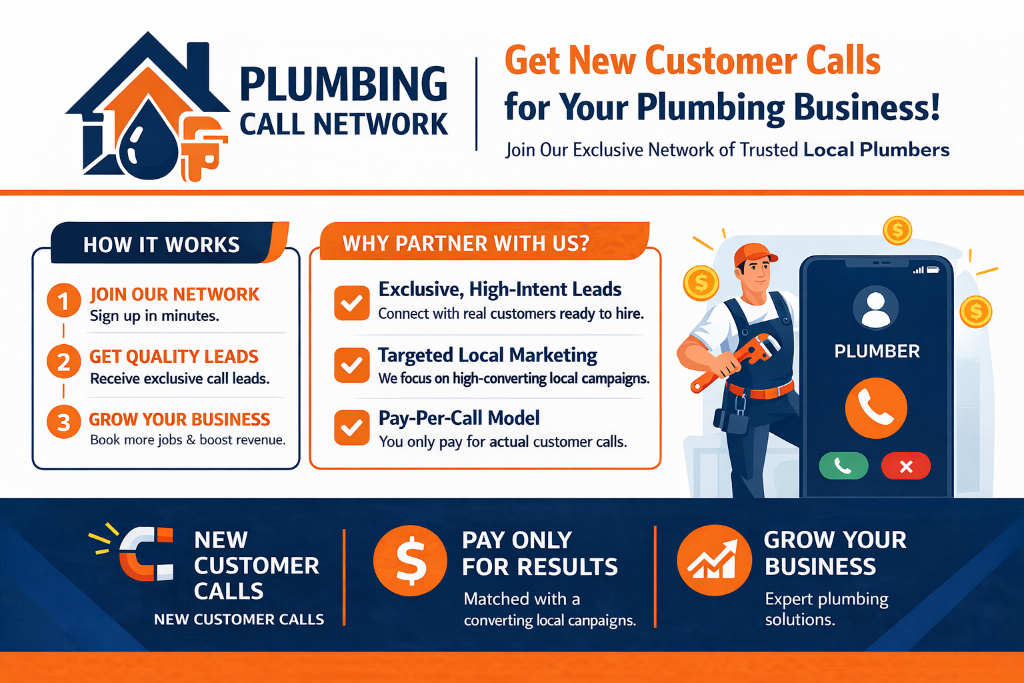 Plumbing Call Network Infographic