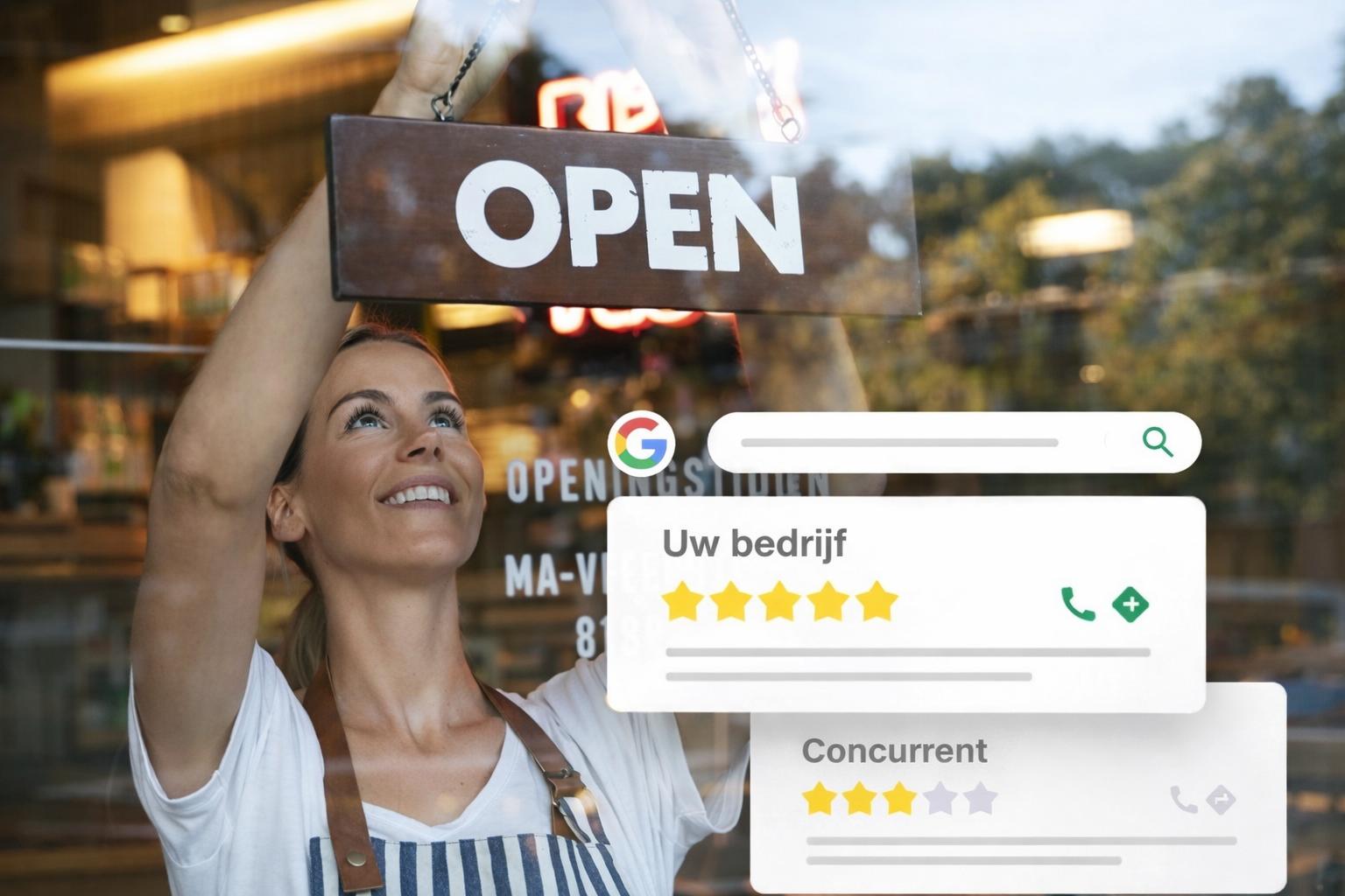 Restaurant diners gelukkige gasten