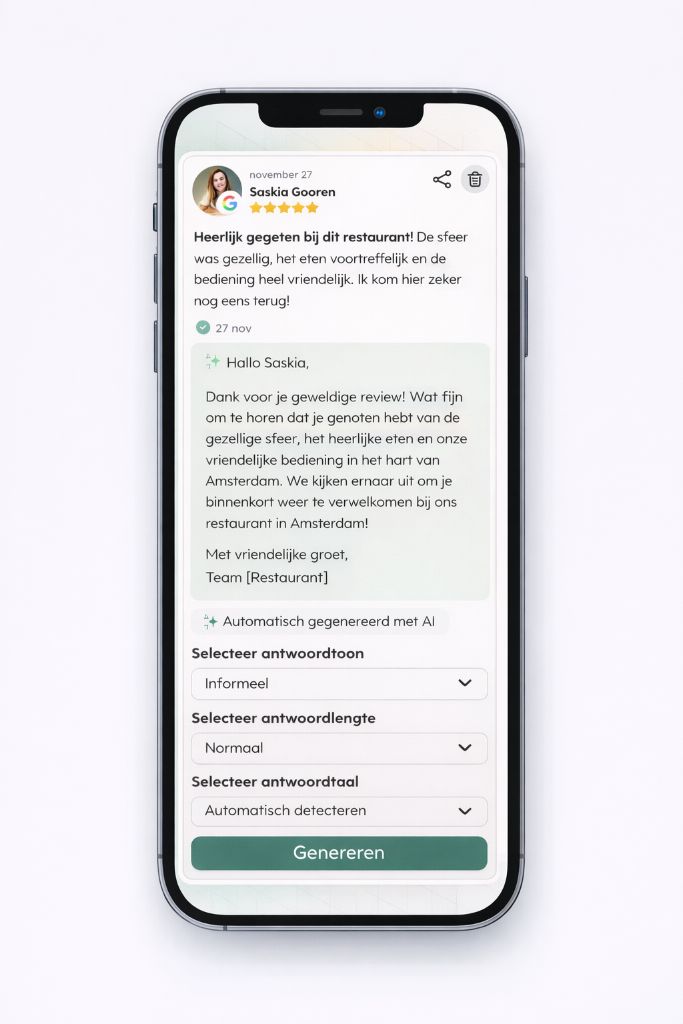 Reageren op reviews