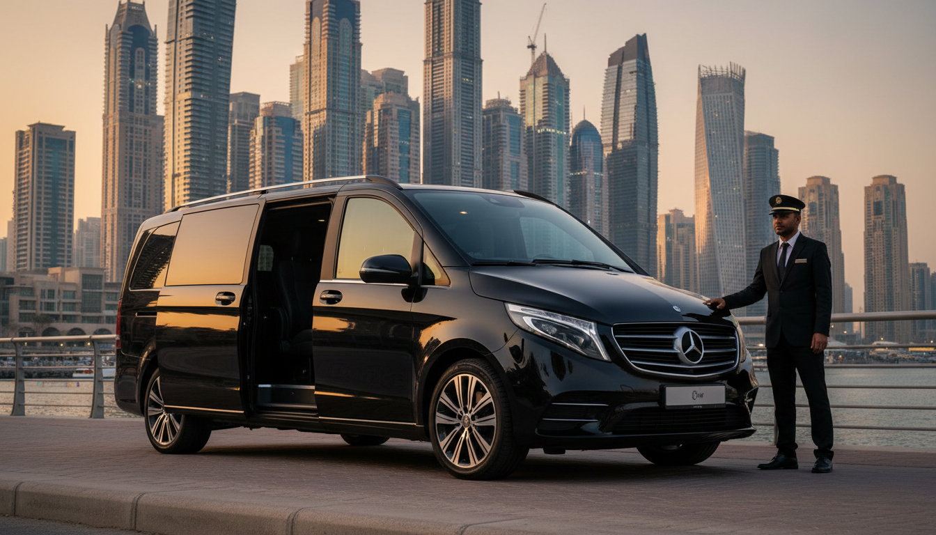 Mercedes V-Class luxury van Dubai