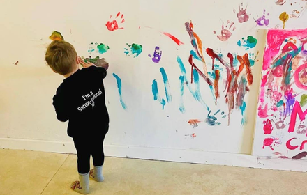 Children at a sensory party