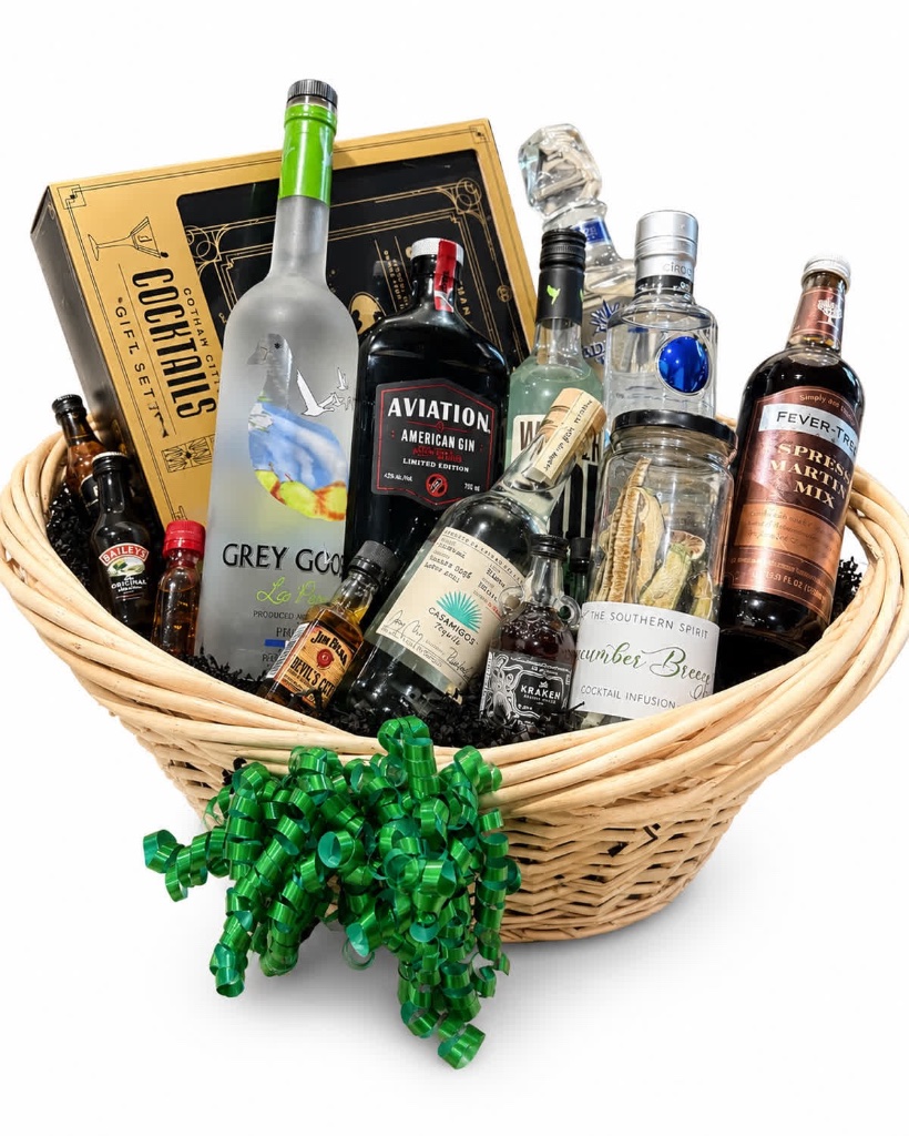 Spirit Squad Alcohol Basket