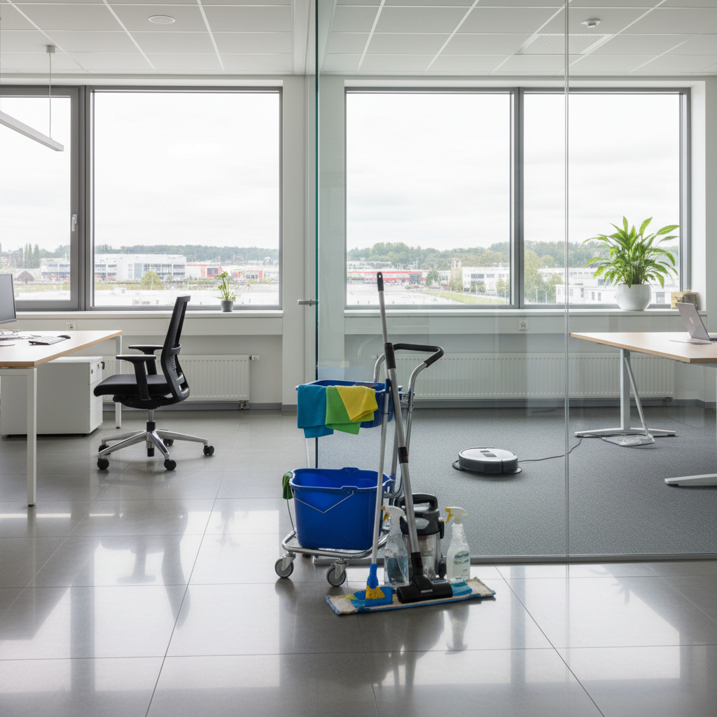 Büroreinigung Siegburg: Effizienz für Ihr Unternehmen steigern (KI-generiertes Bild)