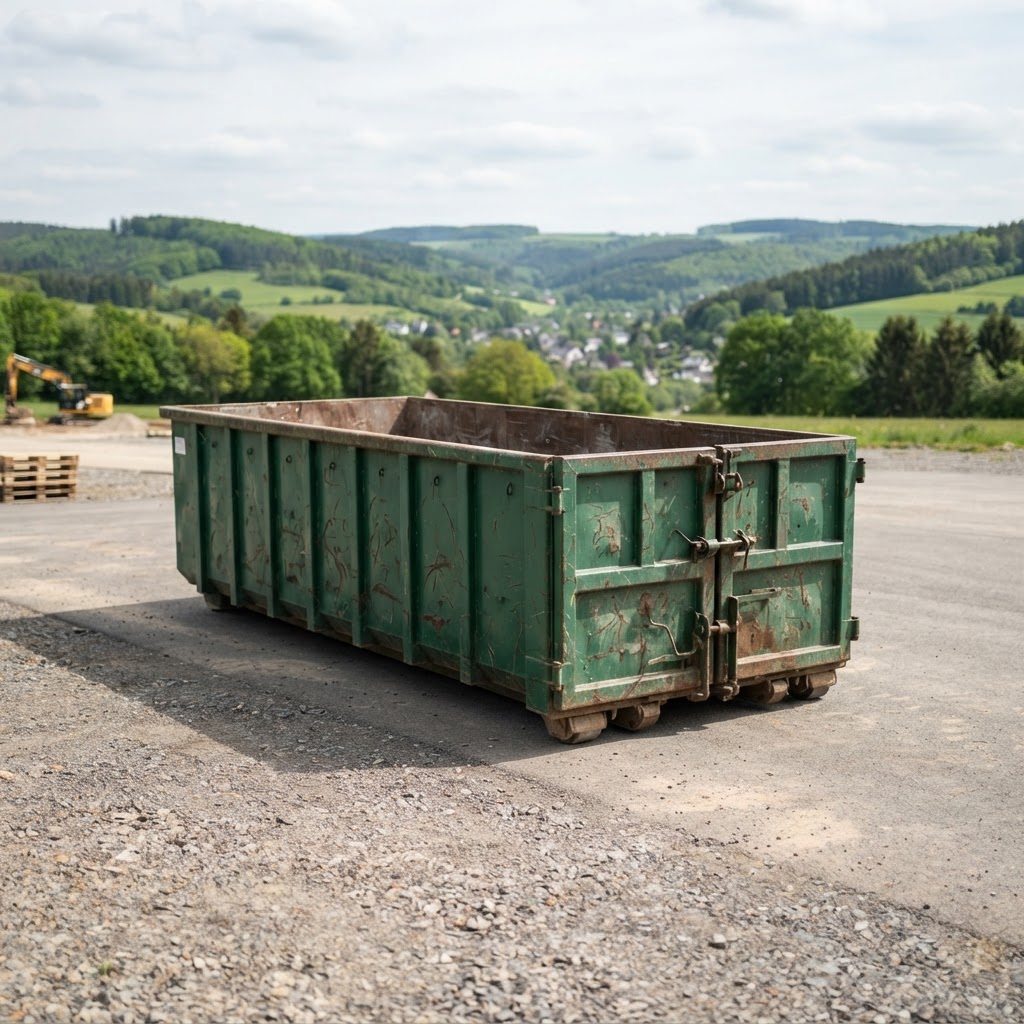 Containerdienst Katzenelnbogen: Container mieten vor Ort (KI-generiertes Bild)