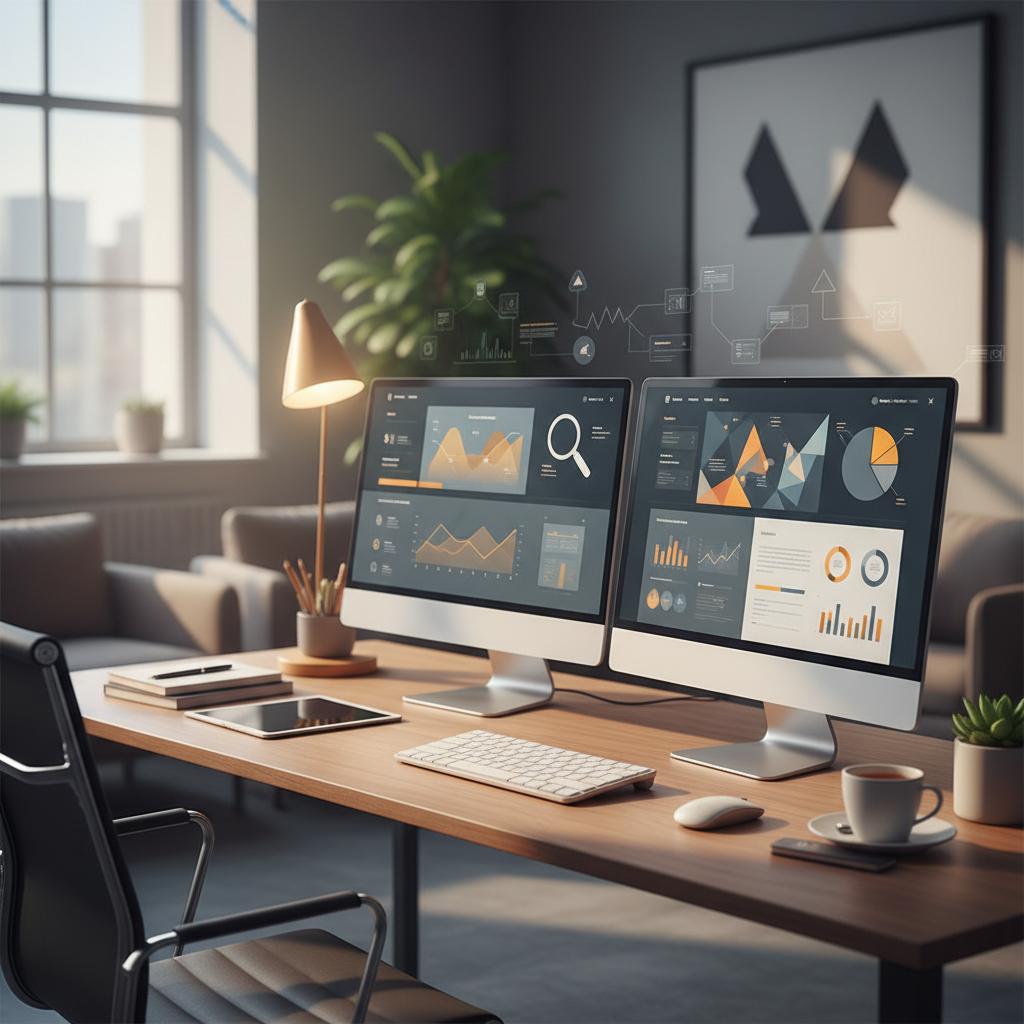 Die richtige Marketingstrategie für dein Unternehmen (KI-generiertes Bild)