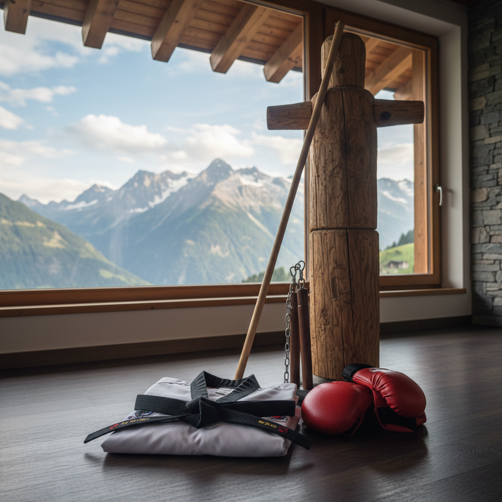 Taekwondo und Kampfsport für Senioren in Glarus (KI-generiertes Bild)