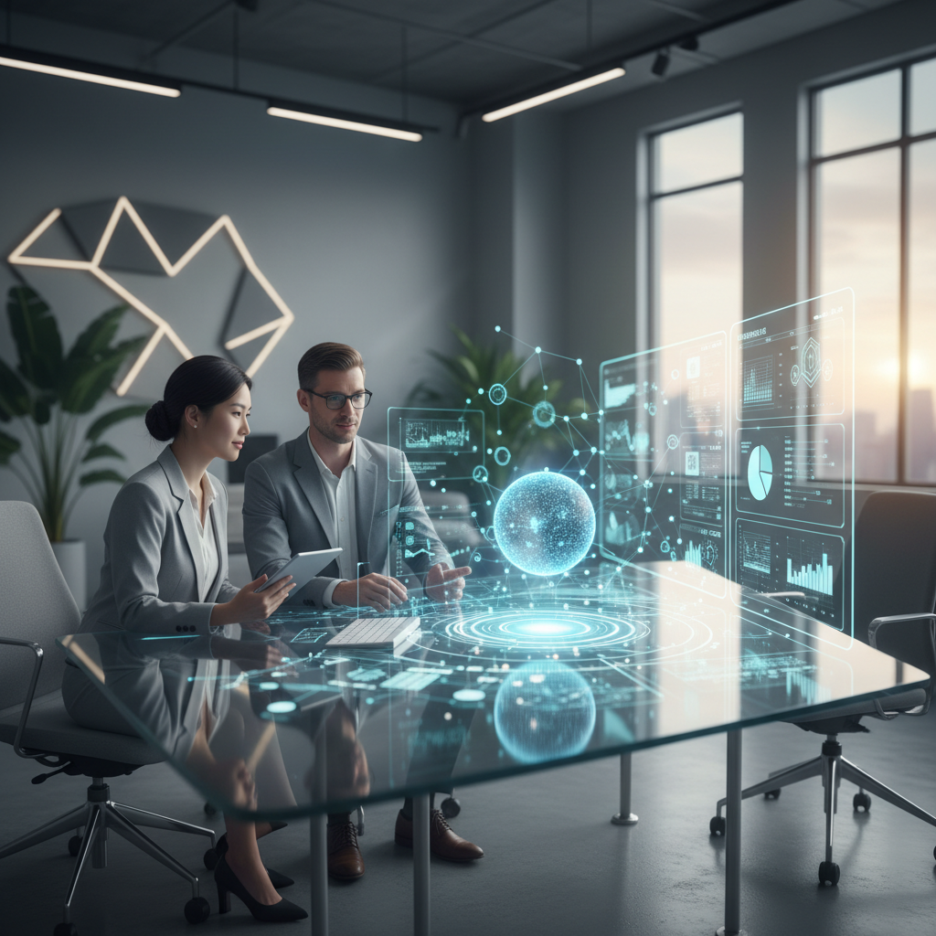 Zukunft der Lohnabrechnung: Automatisierung und Künstliche Intelligenz in der digitalen Buchhaltung (KI-generiertes Bild)
