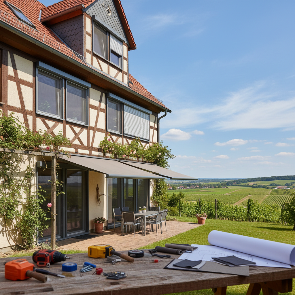 Insektenschutz & Sonnenschutz in Dittelsheim – Individuelle Lösungen (KI-generiertes Bild)