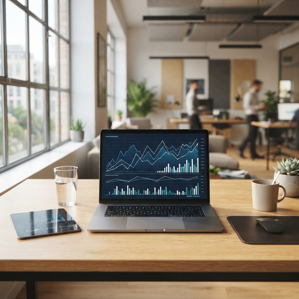 Digitale Buchhaltung: Lexware-Support & Rabatte für Firmen (KI-generiertes Bild)