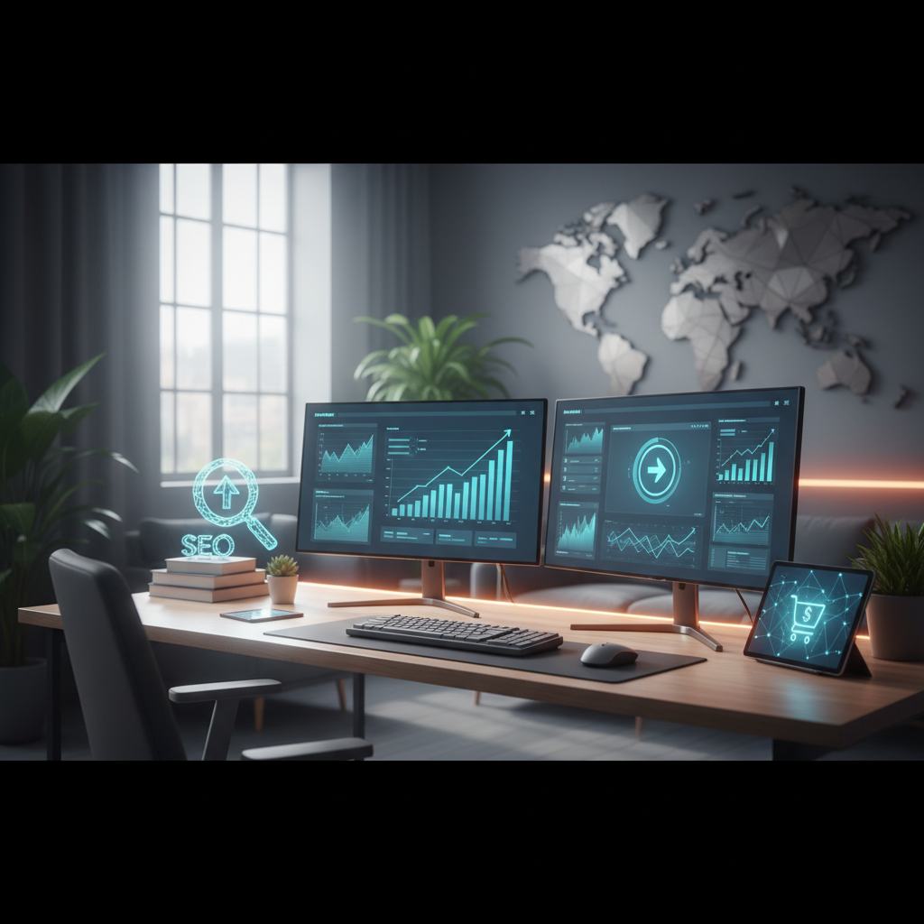 Webdesign-Trends 2026 in Hennef: Sichtbarkeit steigern (KI-generiertes Bild)