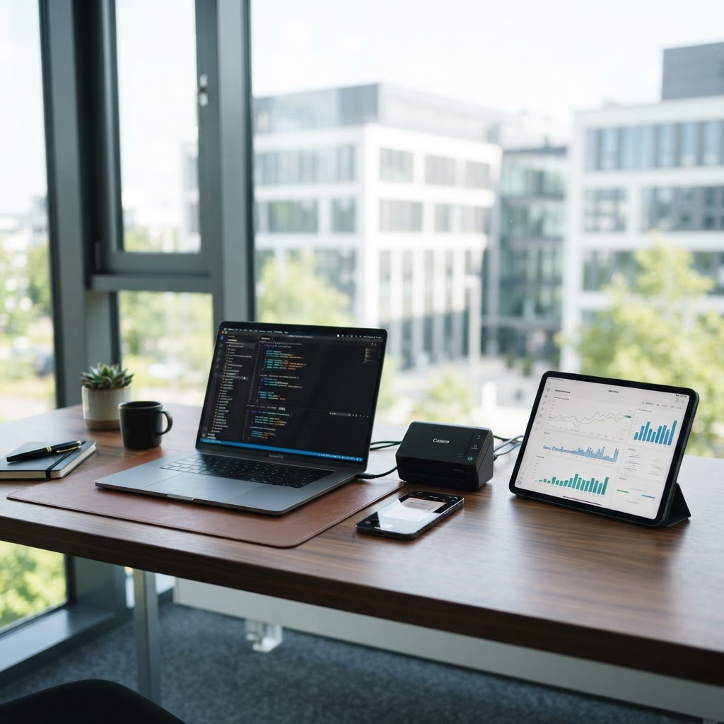 Digitale Buchhaltung Sulzbach: Lexware Office Hilfe Rhein-Main (KI-generiertes Bild)
