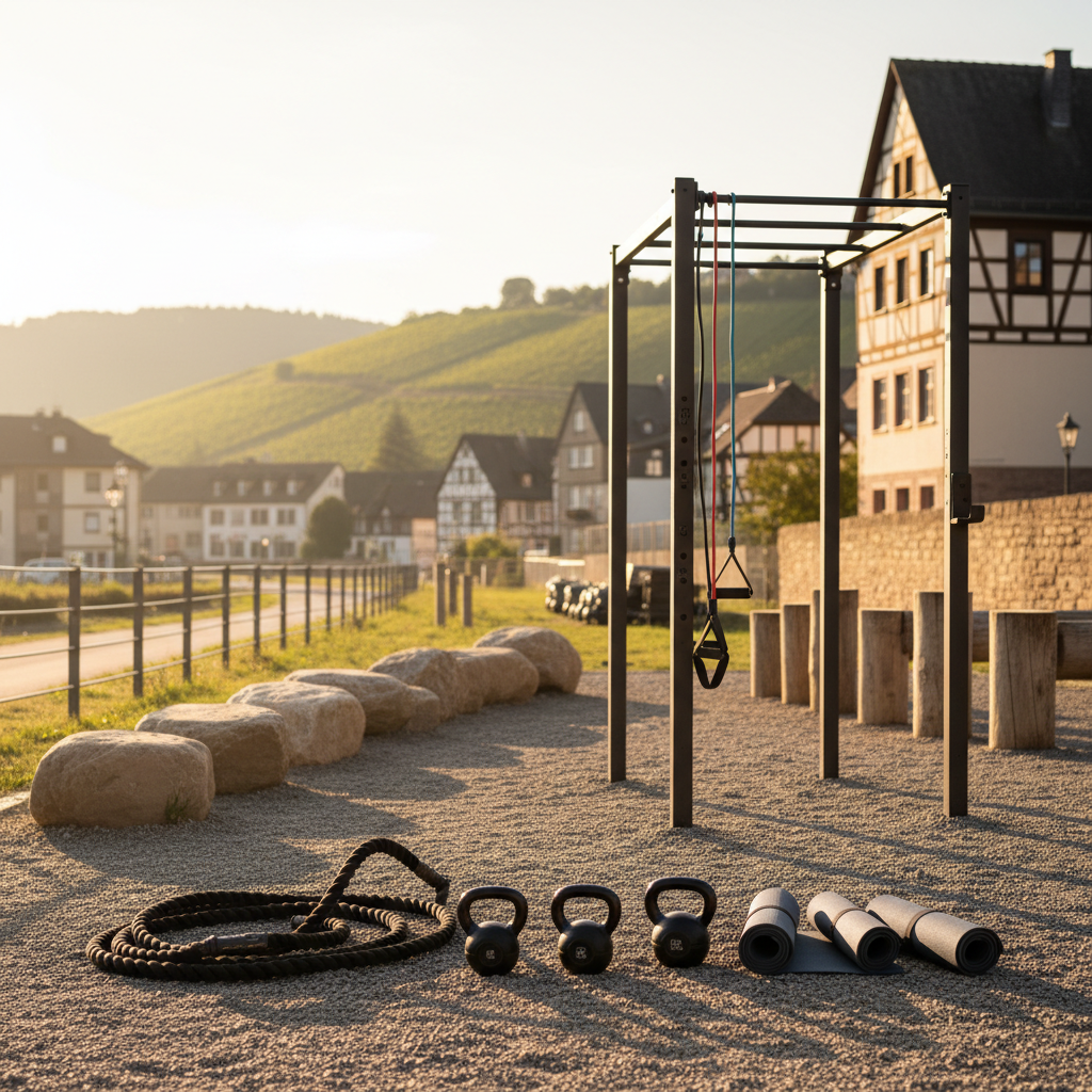 Outdoor Training Ingelheim: Gesund und Effektiv für Firmenfitness (KI-generiertes Bild)