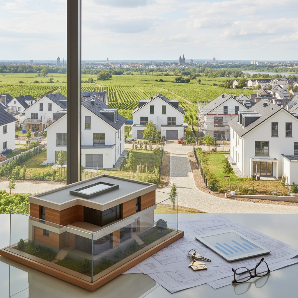 Immobilienmakler Mainz: Trends für Käufer & Verkäufer 2023 (KI-generiertes Bild)
