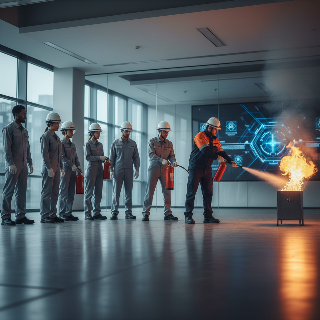 Die Bedeutung der Ausbildung zum Brandschutzhelfer (KI-generiertes Bild)